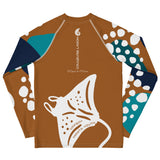 dos - Lycra Manche Longue UPF50 Ado 8-20 Caramel - Couleurs Lagon