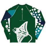 dos - Lycra Manche Longue UPF50 Ado 8-20 Foret Verte - Couleurs Lagon