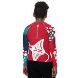 dos jogging noir - Lycra Manche Longue UPF50 Ado 8-20 Rouge - Couleurs Lagon