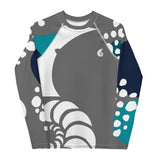 avant à plat - Lycra Manche Longue UPF50 Ado 8-20 Gris - Couleurs Lagon