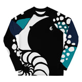 avant à plat - Lycra Manche Longue UPF50 Ado 8-20 Noir - Couleurs Lagon