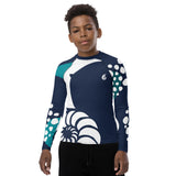 avant fb - Lycra Manche Longue UPF50 Ado 8-20 Bleu Marine - Couleurs Lagon