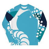 avant à plat - Lycra Manche Longue UPF50 Ado 8-20 Bleu Ciel - Couleurs Lagon