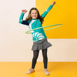 avant cerceau ecole - Lycra Manche Longue UPF50 Ado 8-20 Turquoise - Couleurs Lagon
