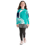 avant ecole - Lycra Manche Longue UPF50 Ado 8-20 Turquoise - Couleurs Lagon
