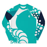 avant à plat - Lycra Manche Longue UPF50 Ado 8-20 Turquoise - Couleurs Lagon