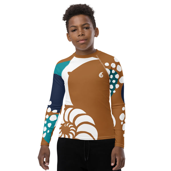avant fb - Lycra Manche Longue UPF50 Ado 8-20 Caramel - Couleurs Lagon