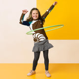 avant ecole - Lycra Manche Longue UPF50 Ado 8-20 Chocolat - Couleurs Lagon