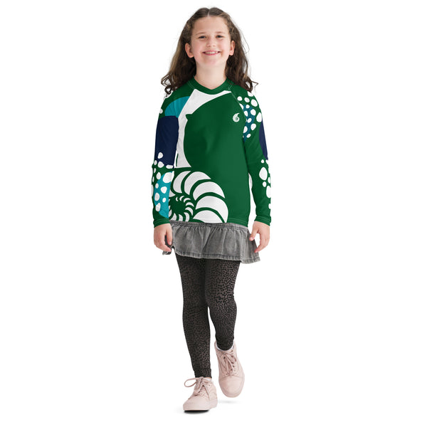 avant ecole fb - Lycra Manche Longue UPF50 Ado 8-20 Foret Verte - Couleurs Lagon