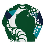 avant à plat 2 - Lycra Manche Longue UPF50 Ado 8-20 Foret Verte - Couleurs Lagon
