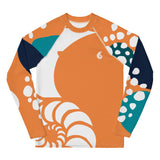 avant à plat - Lycra Manche Longue UPF50 Ado 8-20 Orange - Couleurs Lagon