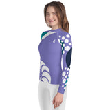gauche - Lycra Manche Longue UPF50 Ado 8-20 Lavande - Couleurs Lagon