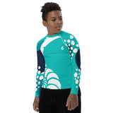 gauche fb - Lycra Manche Longue UPF50 Ado 8-20 Turquoise - Couleurs Lagon