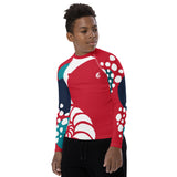 gauche jogging noir - Lycra Manche Longue UPF50 Ado 8-20 Rouge - Couleurs Lagon
