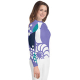 droite - Lycra Manche Longue UPF50 Ado 8-20 Lavande - Couleurs Lagon