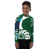 droite jogging noir - Lycra Manche Longue UPF50 Ado 8-20 Foret Verte - Couleurs Lagon