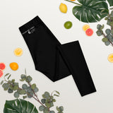 Legging bain taille basse MITI noir — arrière droit Couleurs Lagon