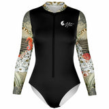av 3d - Combi surf manches longues MITI caraco Coquillages Couleurs Lagon