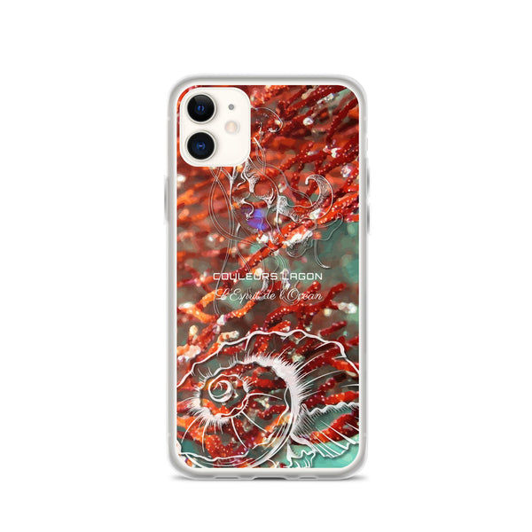 Coque Crystal iPhone Gorgone Rouge 2