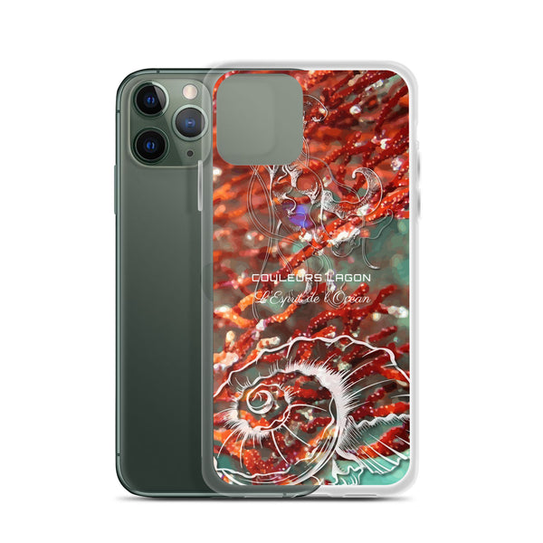 iphone 11 pro - Coque Crystal iPhone Gorgone Rouge 2 - Couleurs Lagon