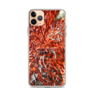 iphone 11 pro max - Coque Crystal iPhone Gorgone Rouge - Couleurs Lagon