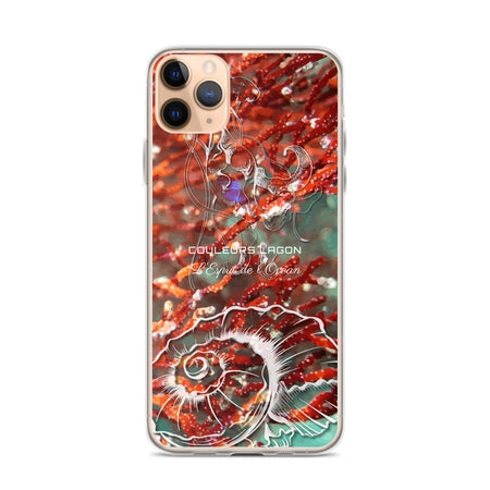 iphone 11 pro max - Coque Crystal iPhone Gorgone Rouge 2 - Couleurs Lagon