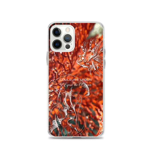 Coque Crystal iPhone Gorgone Rouge