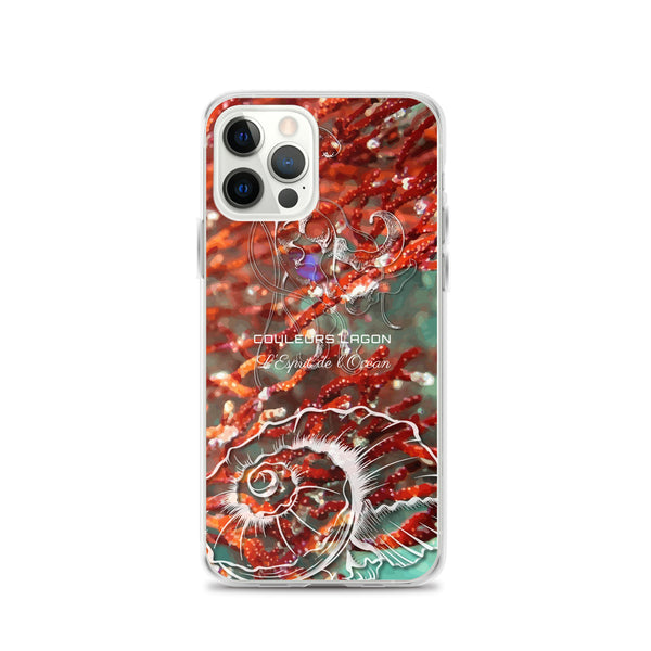 Coque Crystal iPhone Gorgone Rouge 2
