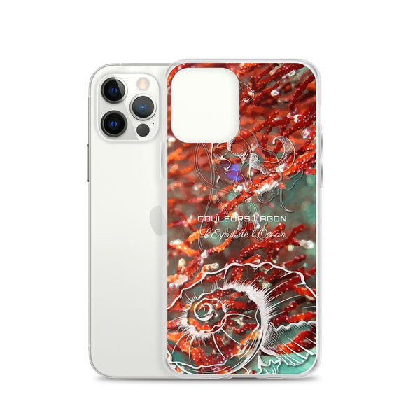 Coque Crystal iPhone Gorgone Rouge 2