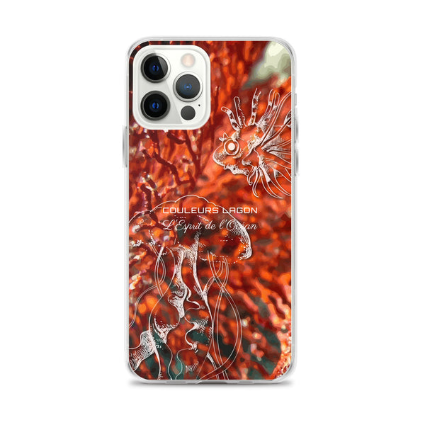 Coque Crystal iPhone Gorgone Rouge