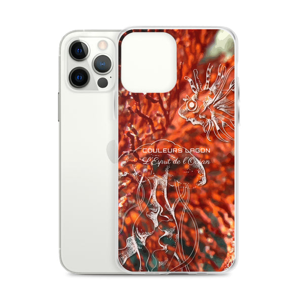 Coque Crystal iPhone Gorgone Rouge