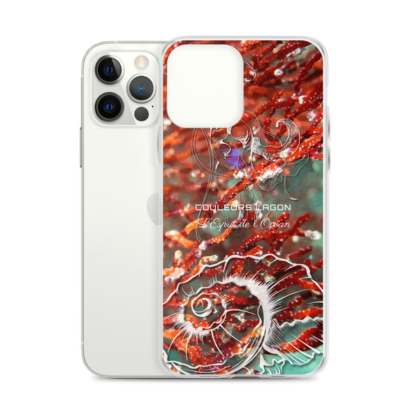 Coque Crystal iPhone Gorgone Rouge 2