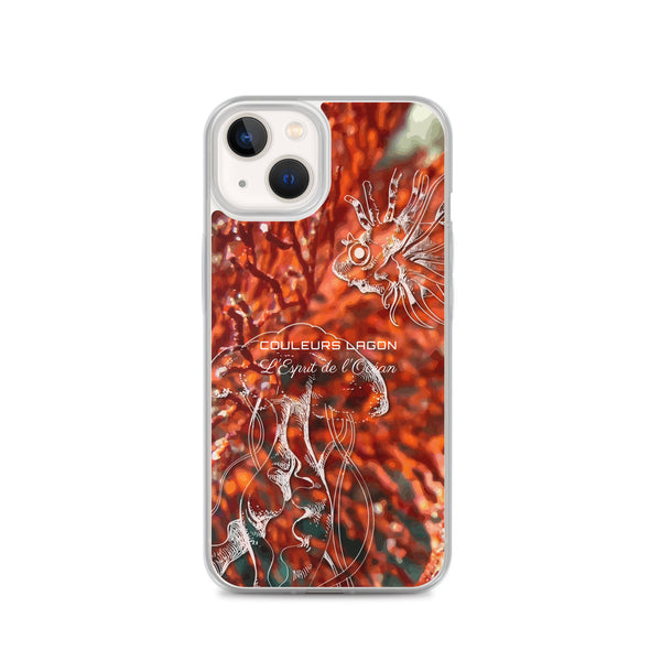 Coque Crystal iPhone Gorgone Rouge