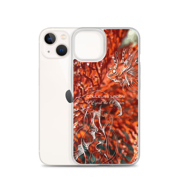 Coque Crystal iPhone Gorgone Rouge