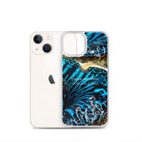 iphone 13 - Coque Crystal iPhone Bénitier Bleu - Couleurs Lagon