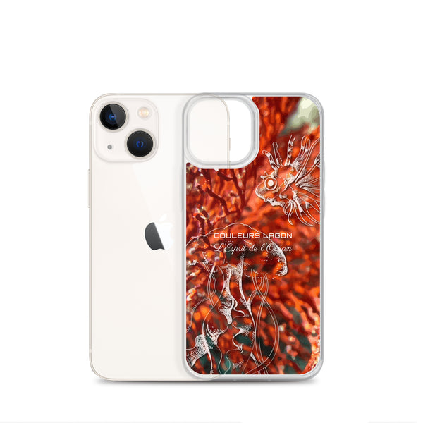 Coque Crystal iPhone Gorgone Rouge