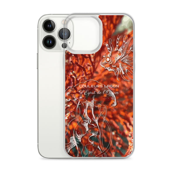 Coque Crystal iPhone Gorgone Rouge