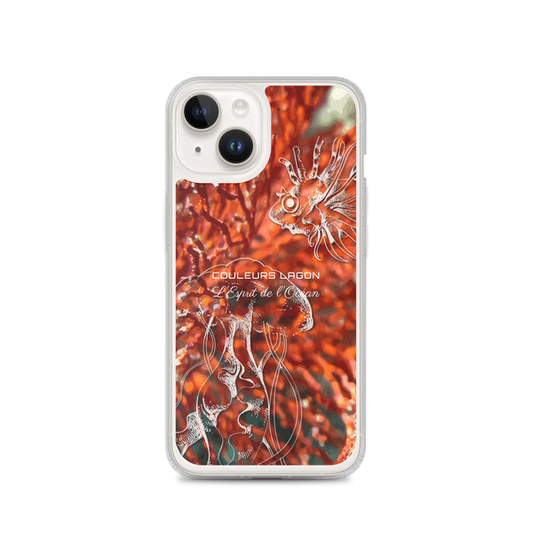 Coque Crystal iPhone Gorgone Rouge