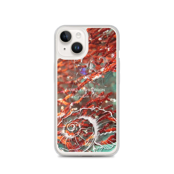 Coque Crystal iPhone Gorgone Rouge 2