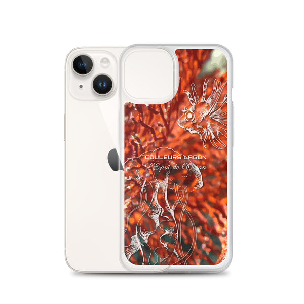 Coque Crystal iPhone Gorgone Rouge