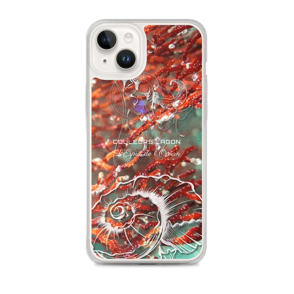 Coque Crystal iPhone Gorgone Rouge 2