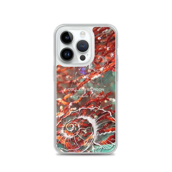 Coque Crystal iPhone Gorgone Rouge 2