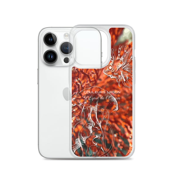 Coque Crystal iPhone Gorgone Rouge