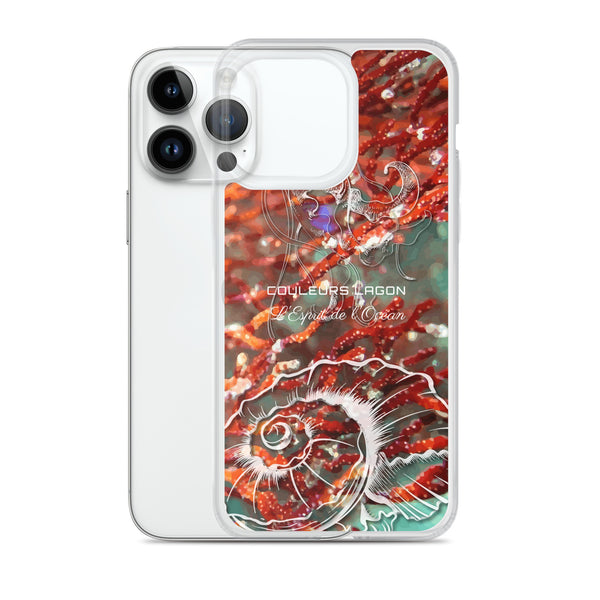 Coque Crystal iPhone Gorgone Rouge 2