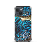 iphone 15 - Coque Crystal iPhone Bénitier Bleu - Couleurs Lagon