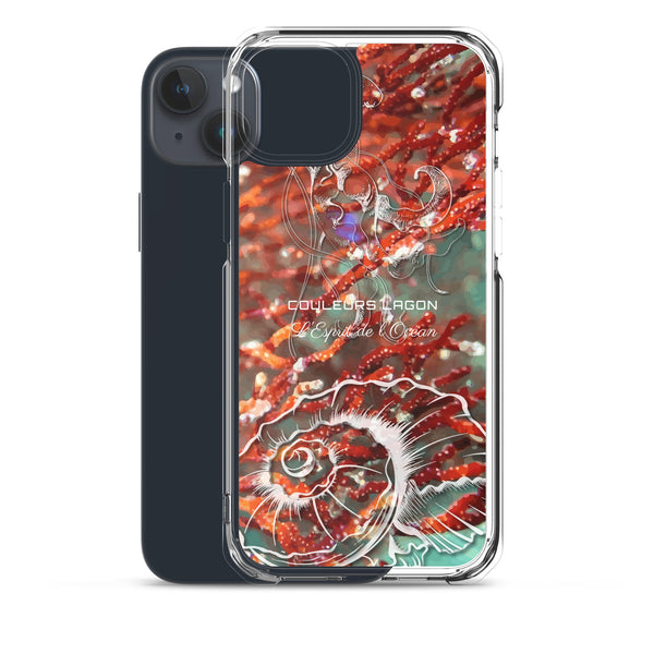 Coque Crystal iPhone Gorgone Rouge 2