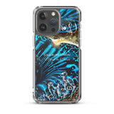 iphone 15 pro max - Coque Crystal iPhone Bénitier Bleu - Couleurs Lagon