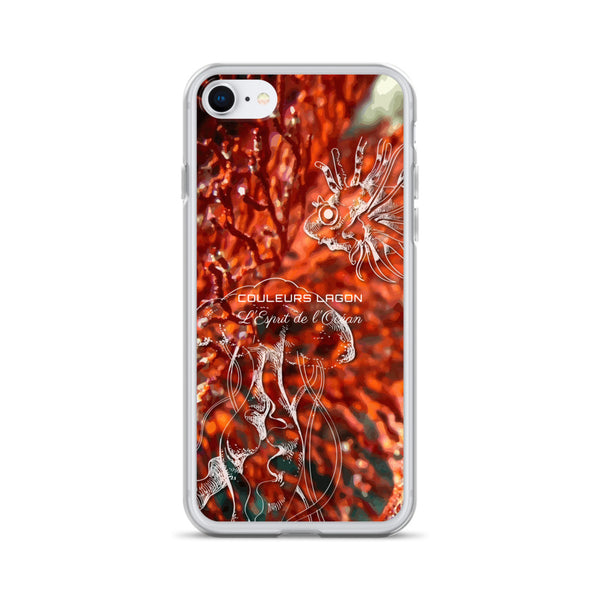 Coque Crystal iPhone Gorgone Rouge
