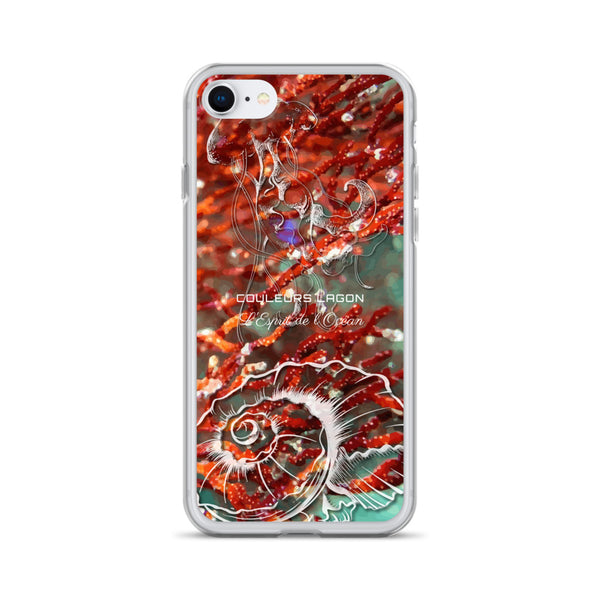 Coque Crystal iPhone Gorgone Rouge 2