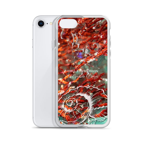 Coque Crystal iPhone Gorgone Rouge 2